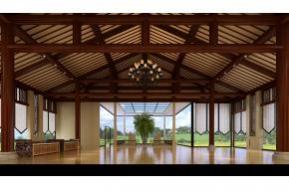 东南亚大厅效果图模型