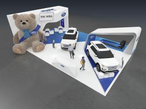 福特巡展3D模型