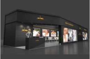 映画婚纱展台模型