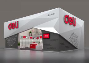 得力deli展览模型