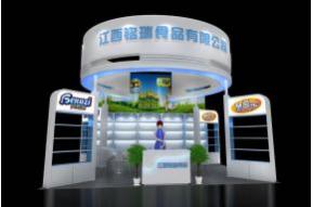 江西铭瑞食品展台模型图片