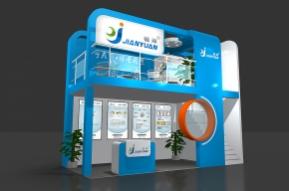 健缘展台模型图片