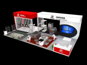 日牵物流展览模型