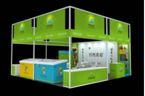 齐善食品展台模型图片