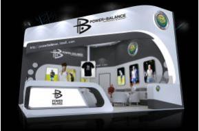 POWER品牌服装展台模型