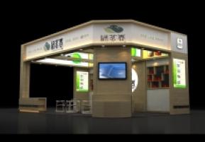 绿茗春展览模型图片