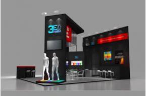 永光集团45平方展览模型图片