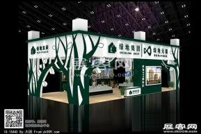 绿地树展览模型