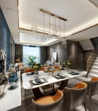 客厅餐厅3D模型