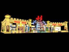 甘肃展团展览模型