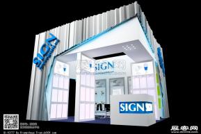 SIGN展台模型