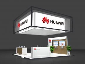 华为展台模型