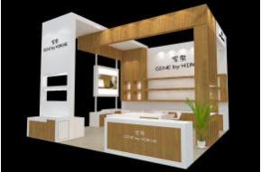 家奈香薰礼品展台模型图片