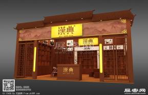 汉典展台模型图片