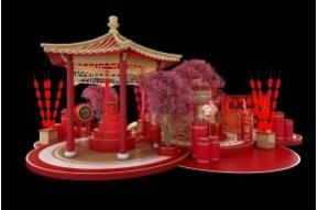 猪年美陈3D模型