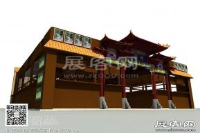 崇州美食节展览模型图片