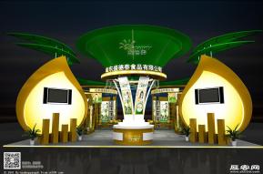 饮料展位设计模型图片