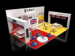 汉森电声展览模型