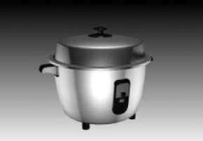 电饭煲3D模型
