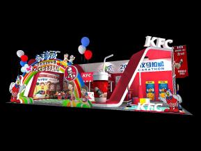 KFC展台模型