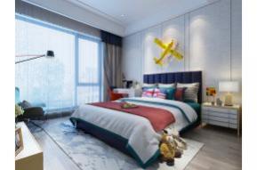 现代儿童房男孩房3D模型图片