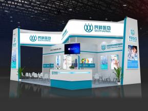 民祥医药展台模型