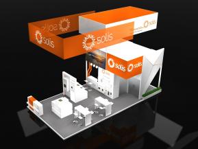 solis光伏展览模型