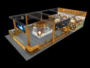 台创食品展览模型