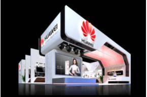 华为展台模型图片