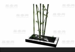 竹子3D模型