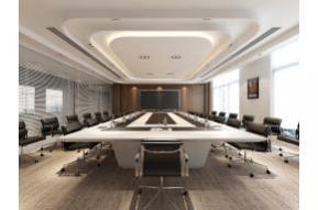 现代会议室展览模型图片