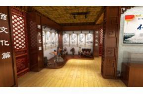 李白纪念馆1楼模型