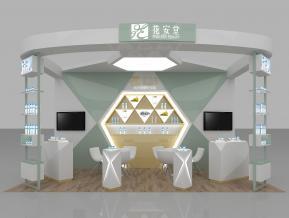 花安堂展台效果图