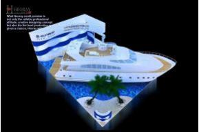 太阳鸟展览模型