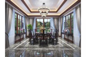 新中式餐厅3D模型图片