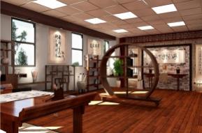 书画展厅3D模型