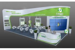 永顺制药展台3D模型图片