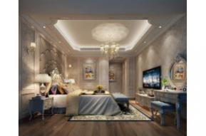 简欧卧室3D模型图片