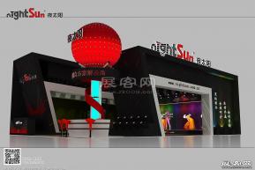 夜太阳展览模型