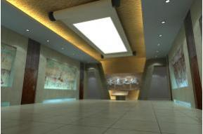 档案馆序厅3D模型图片