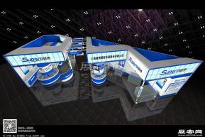 雄博展台模型图片