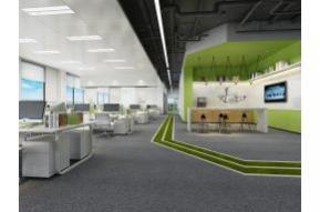 工业风办公室3D模型图片