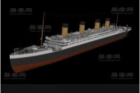轮船3D模型