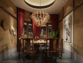 现代餐厅包房