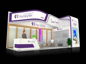 恒丽窗帘展览模型