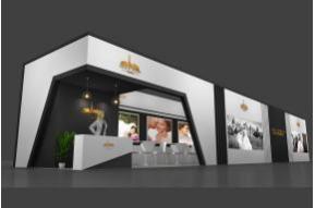 映画婚纱展台模型