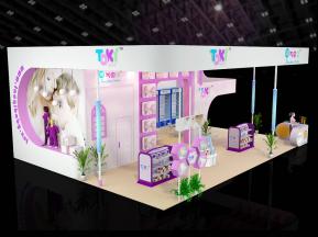 上海孕婴童展|淘气宝贝展台搭建效果图