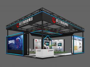 浙江日报展览模型