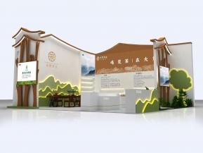 大荒茶业展台模型