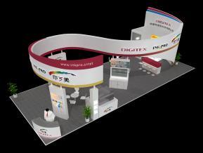 印美设计展台模型